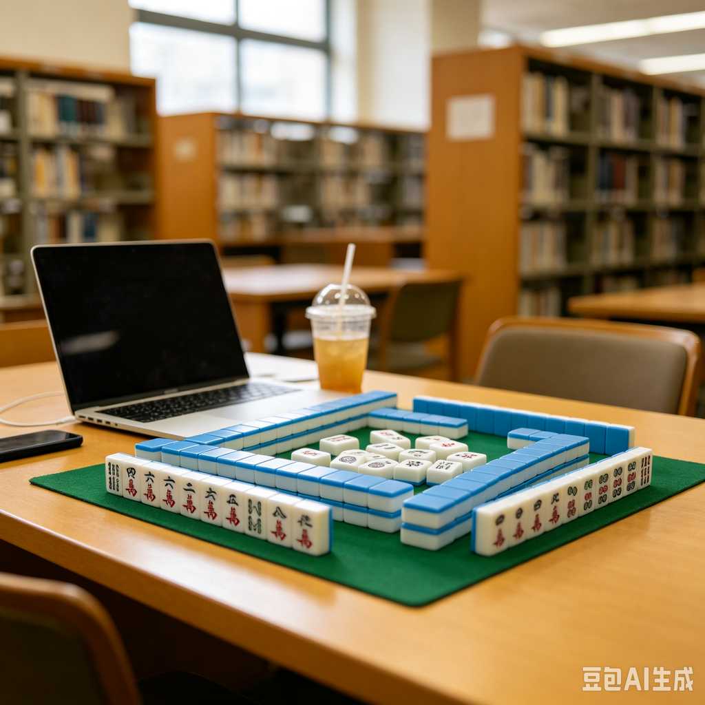 mahjong set for home entertainment