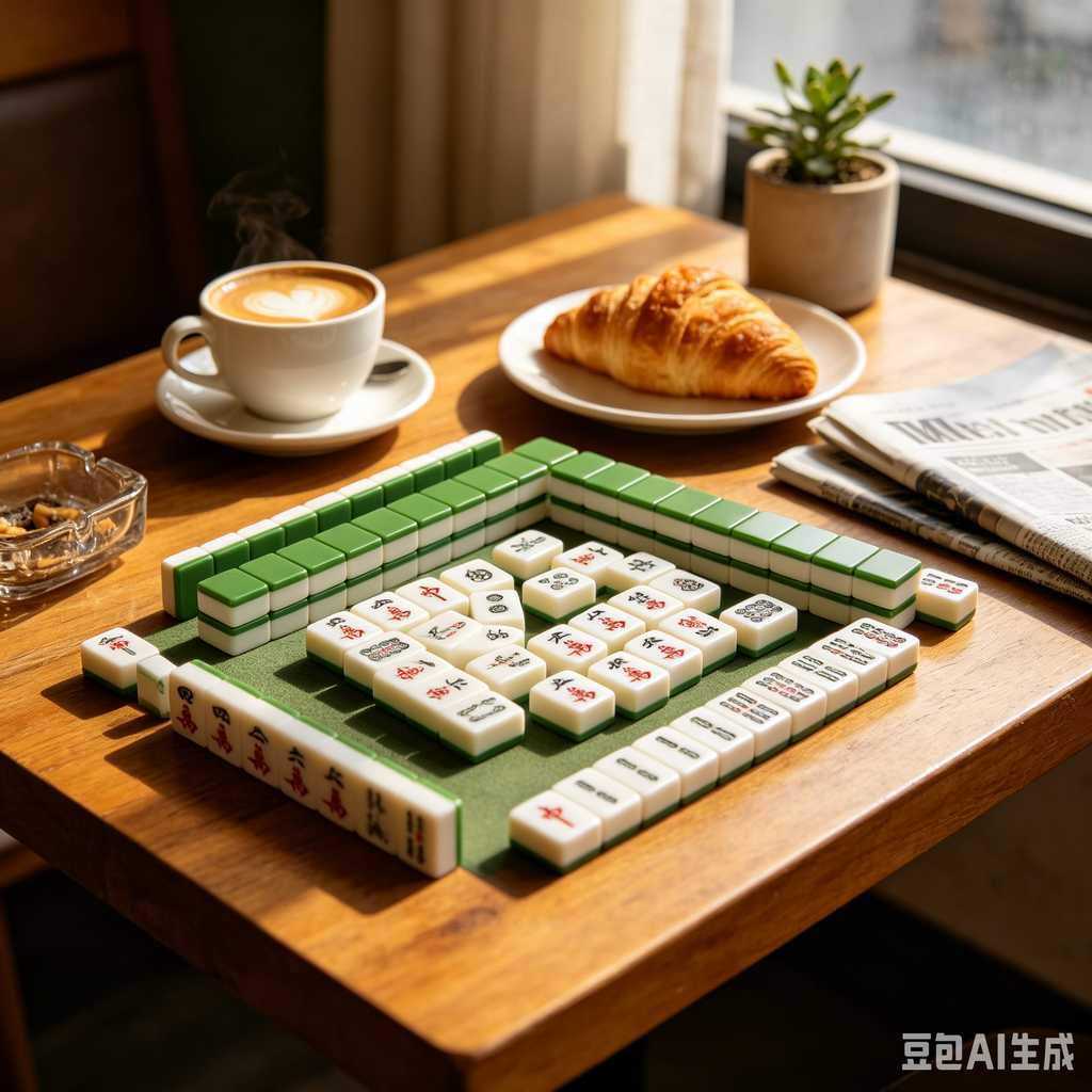 cute mini mahjong tiles set
