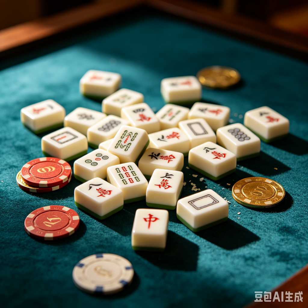 elegant text mahjong tiles
